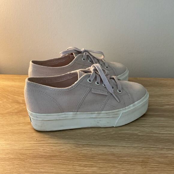 Superga Platform lilac Sneakers - Picture 2 of 6